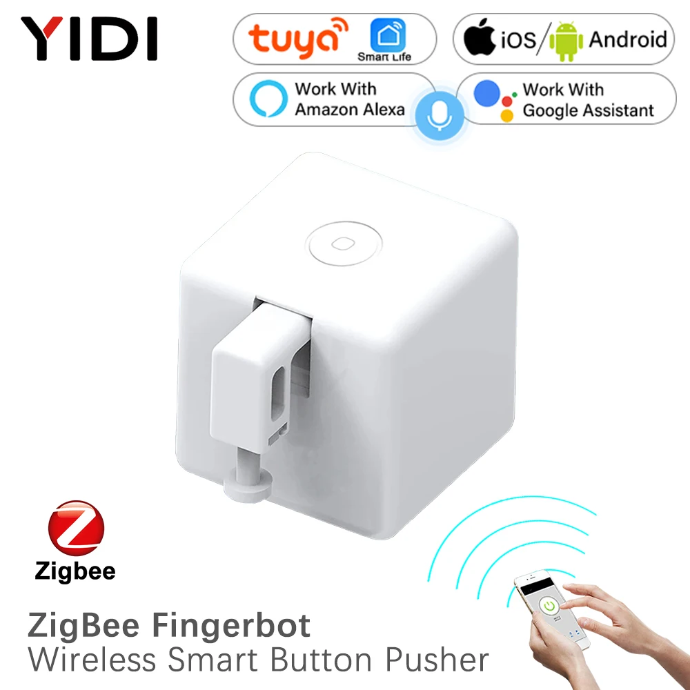 Smart Home Voice Assistant - Smart ZigBee Fingerbot Draadloze automatische schakelaar