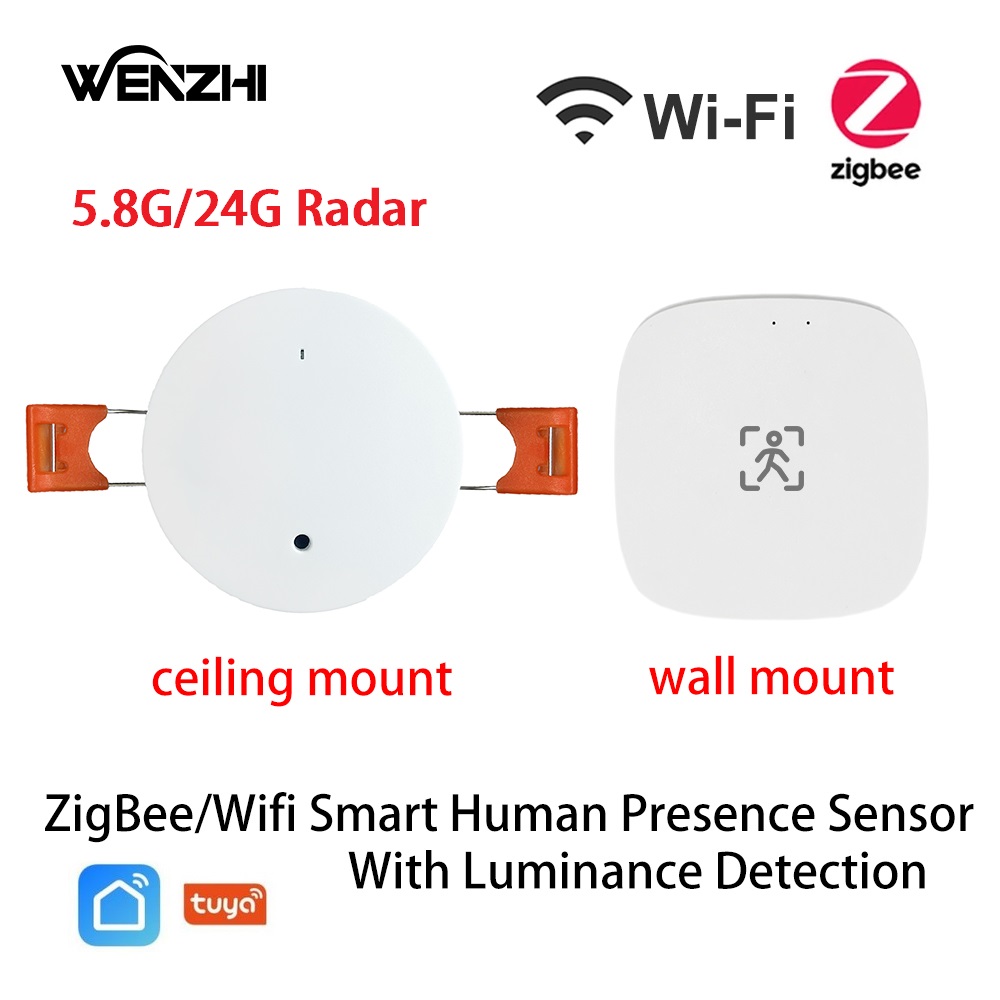 Smart Home Wiz - ZigBee Wifi 5.8/24G MmWave Radar Menselijke