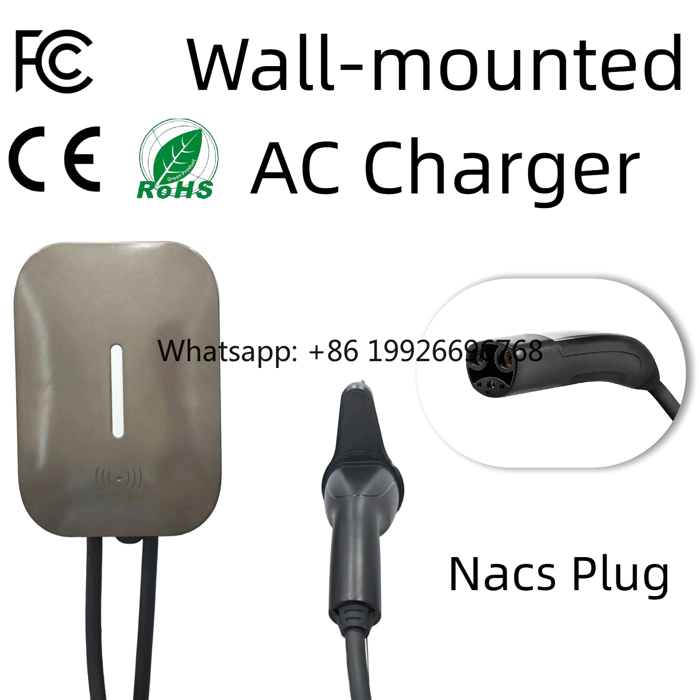 Smart Home Ac - Nieuwe NACS wandgemonteerde elektrische voertuig AC-lader