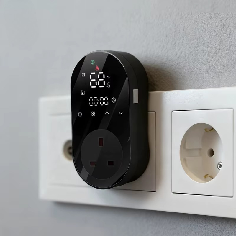 Wifi Smart Plug - Slimme WiFi programmeerbare LED-temperatuurregelaar stekker draadloze