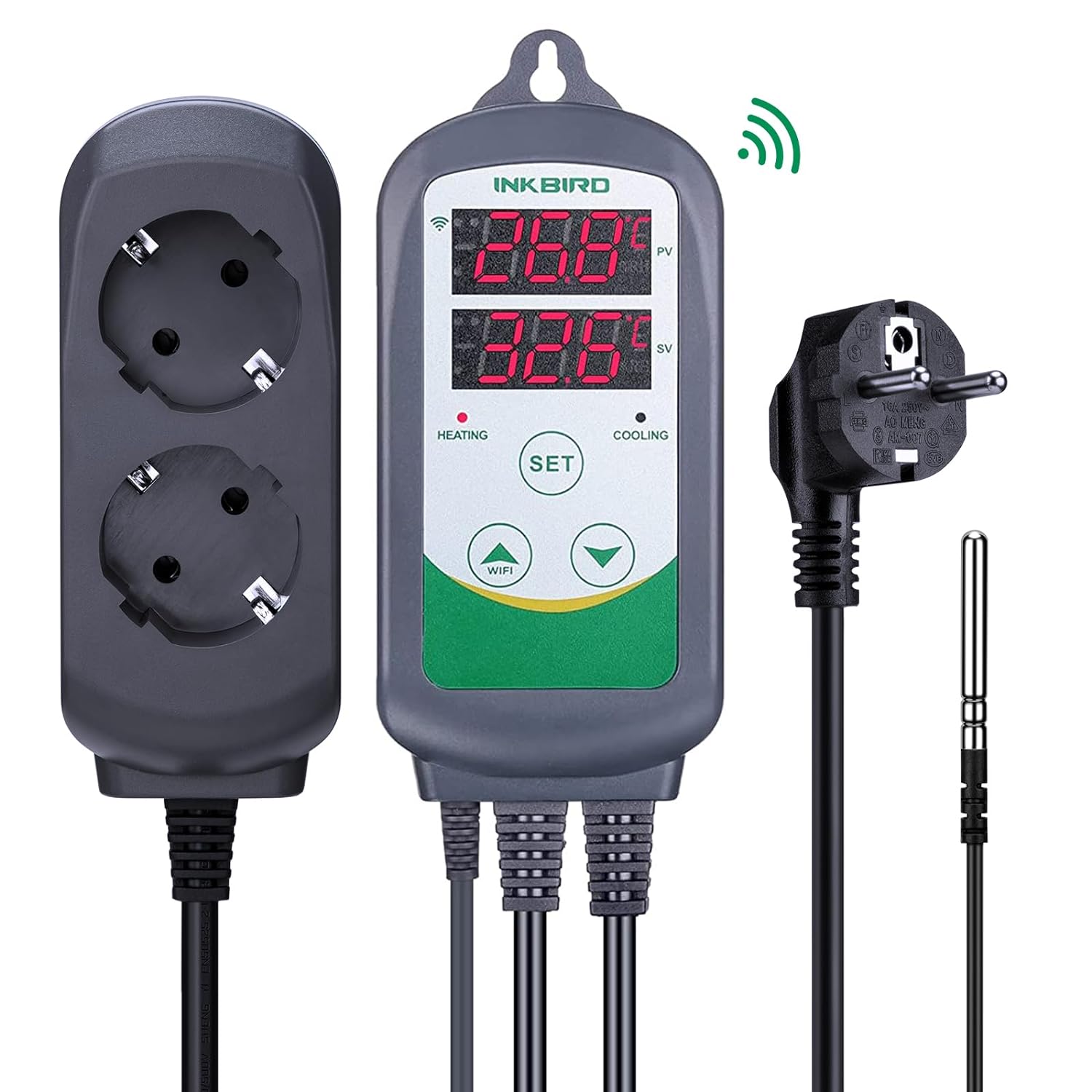 Wifi Smart Plug - Inkbird ITC-308-WiFi Digitale Temperatuurregelaar 220V Eu