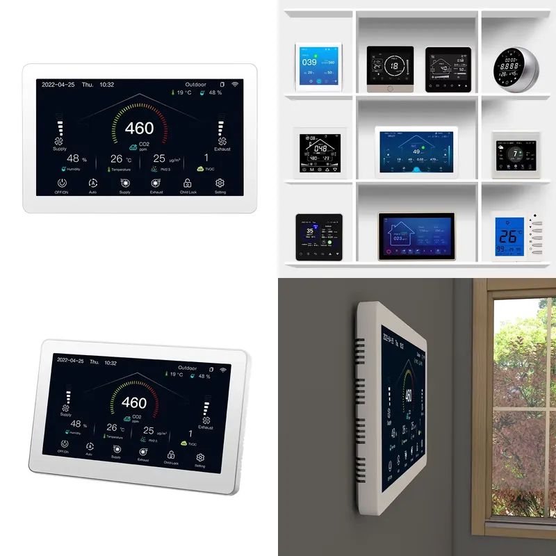 Smart Home Ac - HRV ERV MVHR HVAC-systeemcontroller Geschikt voor