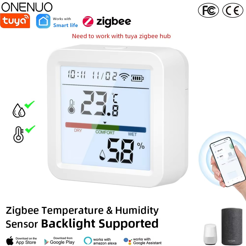 Smart Home Nest - Tuya ZigBee Smart Home Temperatuur Vochtigheidssensor