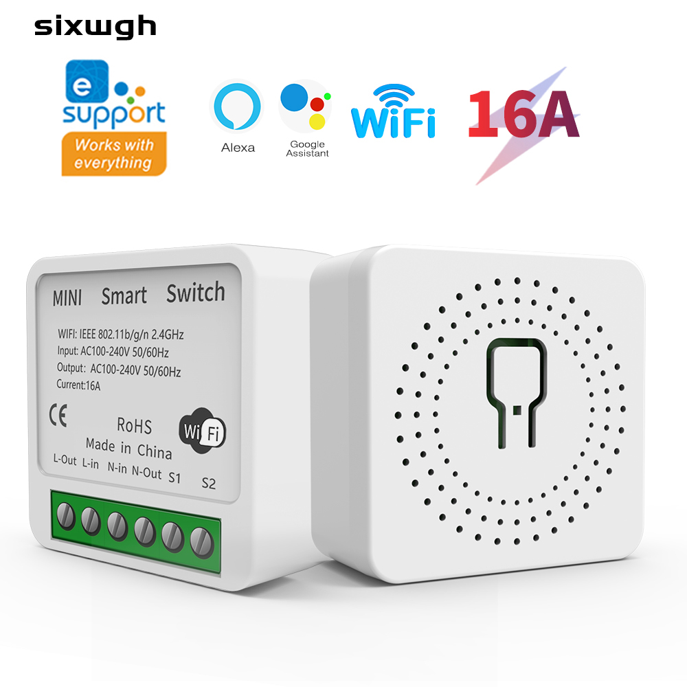 Smart Home Voice Assistant - Ewelink WiFi Smart Switch Mini 16A