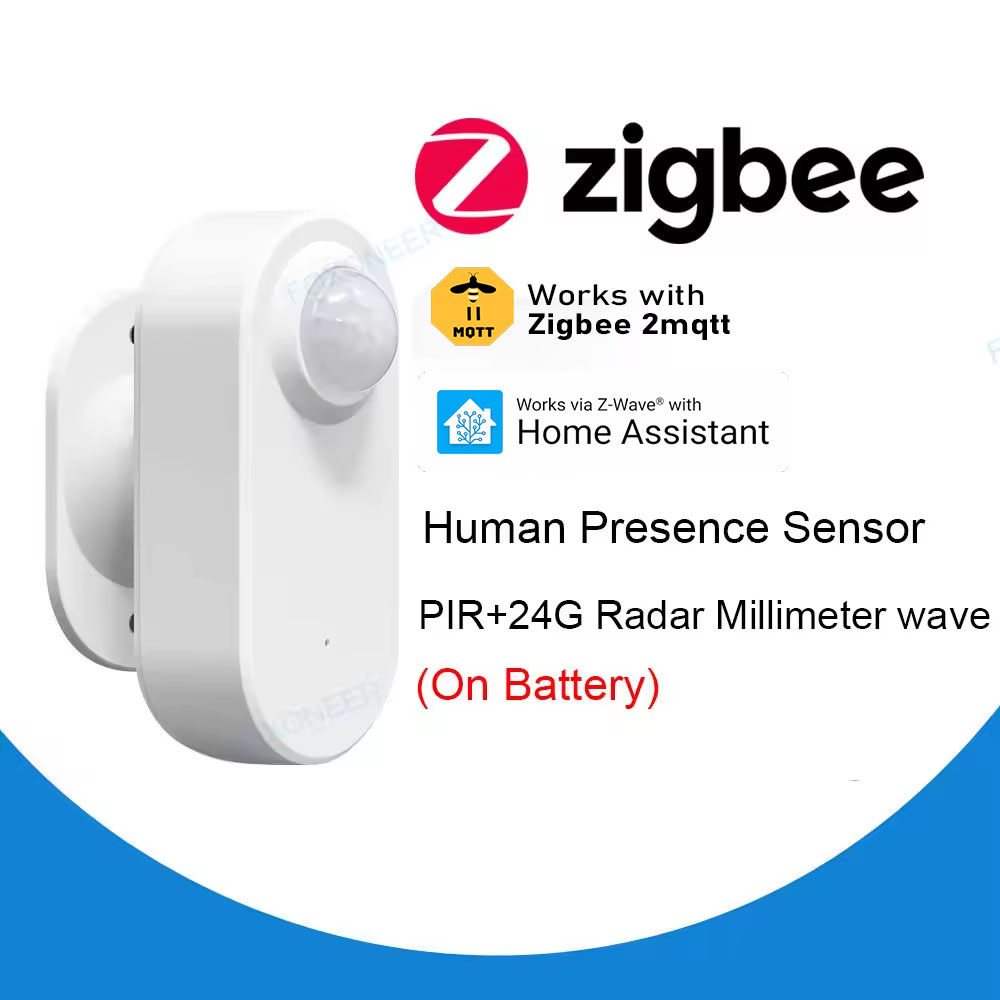 Smart Home Assistant - Slimme Zigbee menselijke aanwezigheidsdetector, helderheids-/afstandsdetectie, slimme