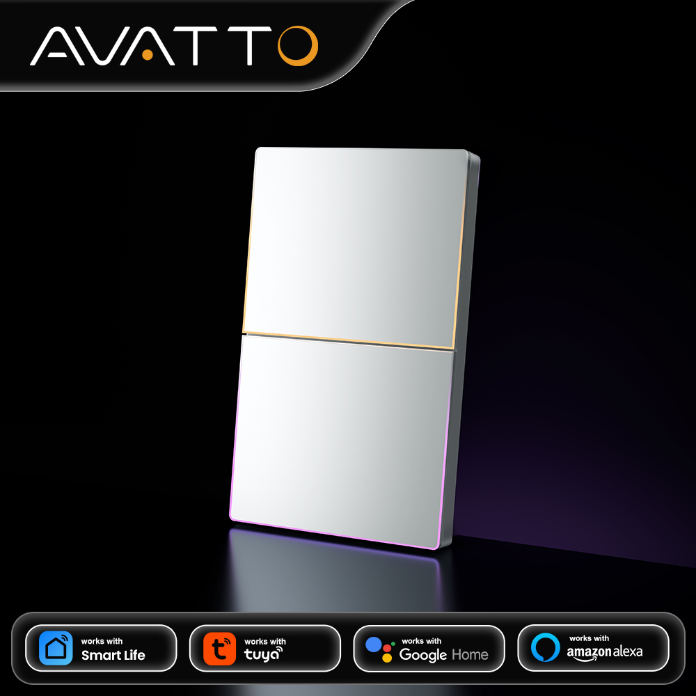 Smart Home Wiz - AVATTO 1/2/3/4-voudige WiFi slimme lichtschakelaar, draadloze