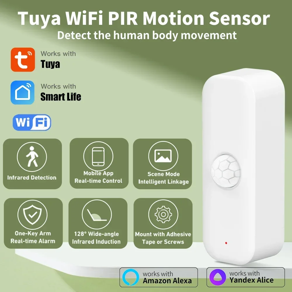 Smart Home Assistant - Tuya WiFI Bewegingssensor PIR Smart Human
