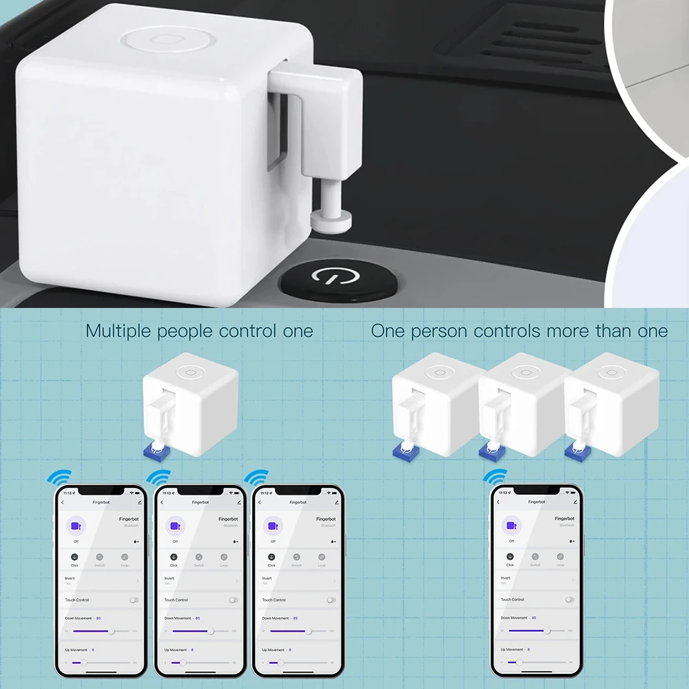 Smart ZigBee Fingerbot Draadlo - Smart Home Voice Assistant recensie en prijs