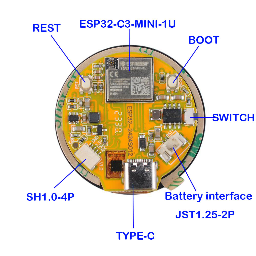 Esp32 Display 1.28 Inch ESP32- - Smart Home Wiz recensie en prijs