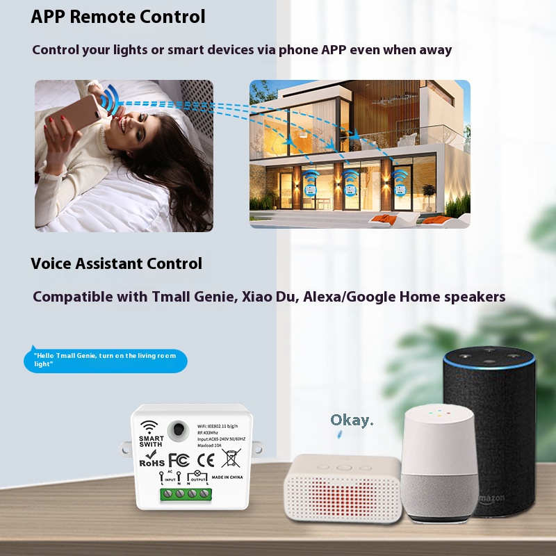 Het Tuya Smart Switch-Off-appa - Smart Home System recensie en prijs