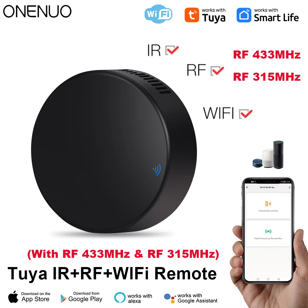 Tuya WiFi RF IR-afstandsbedien - Smart Home Voice Assistant recensie en prijs