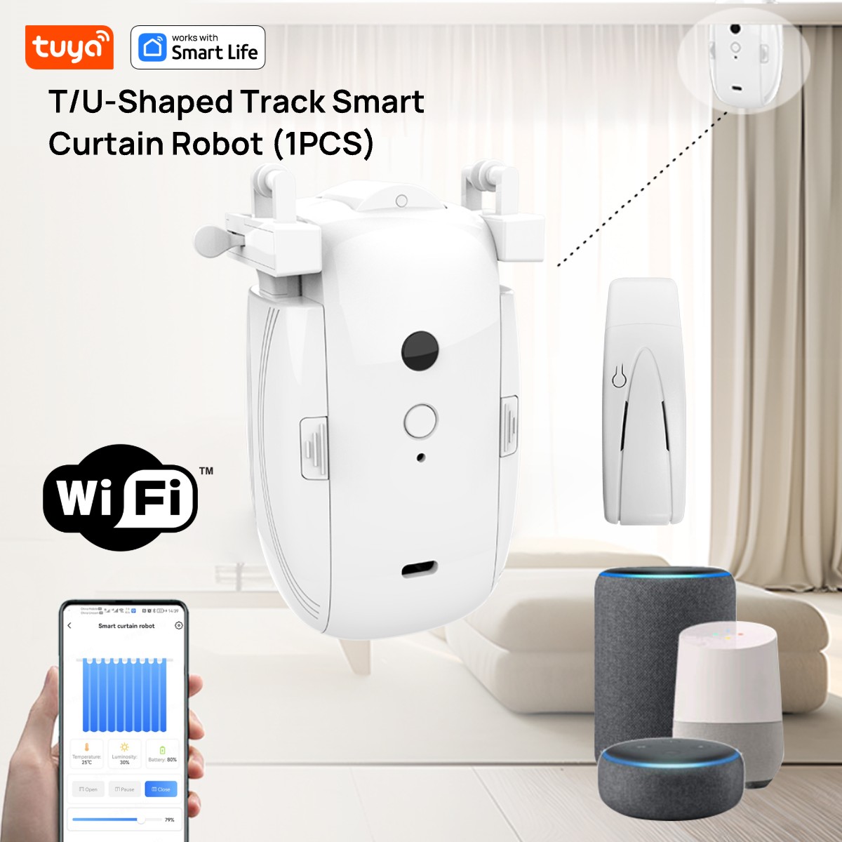 Tuya Smart WiFi-gordijnrobot ( - Smart Home Nest recensie en prijs