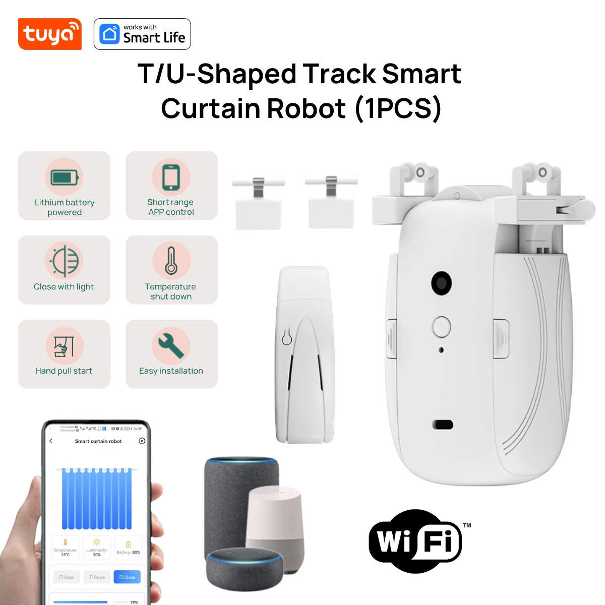 Tuya Smart WiFi-gordijnrobot ( - Smart Home Nest recensie en prijs