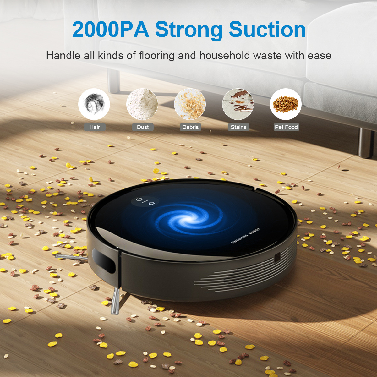 Slimme robotstofzuiger met aut - Smart Home Robot recensie en prijs
