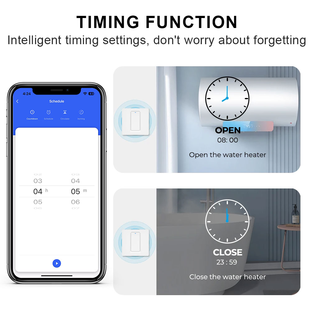 Slimme boilerschakelaar/WiFi e - Smart Home Wiz recensie en prijs