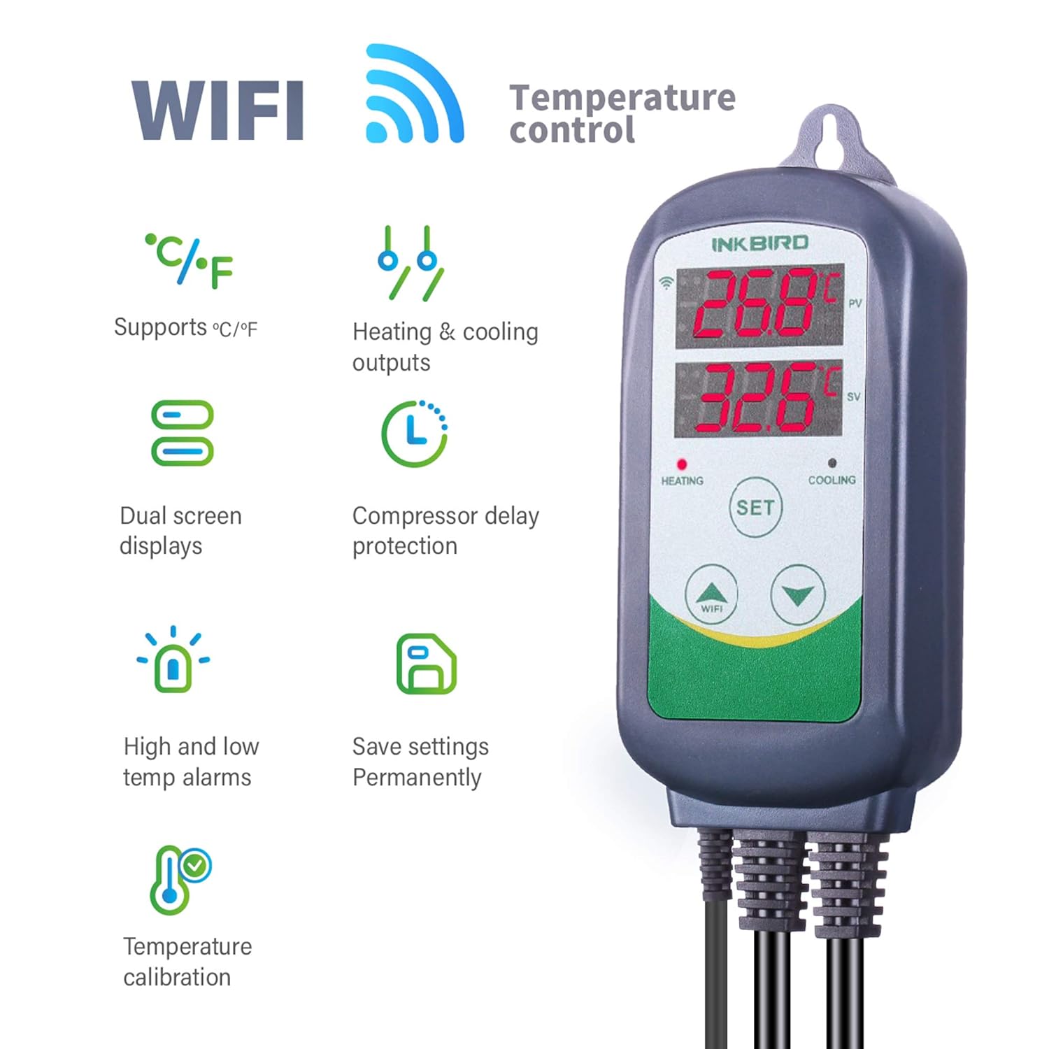 Inkbird ITC-308-WiFi Digitale  - Wifi Smart Plug recensie en prijs