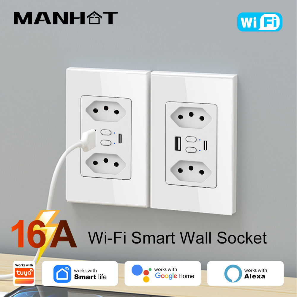 MANHOT Wifi Smart Brazil Socke - Smart Home Wiz recensie en prijs
