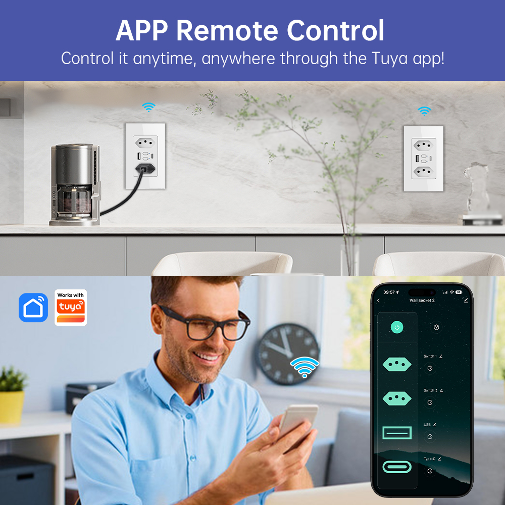 MANHOT Wifi Smart Brazil Socke - Smart Home Wiz recensie en prijs
