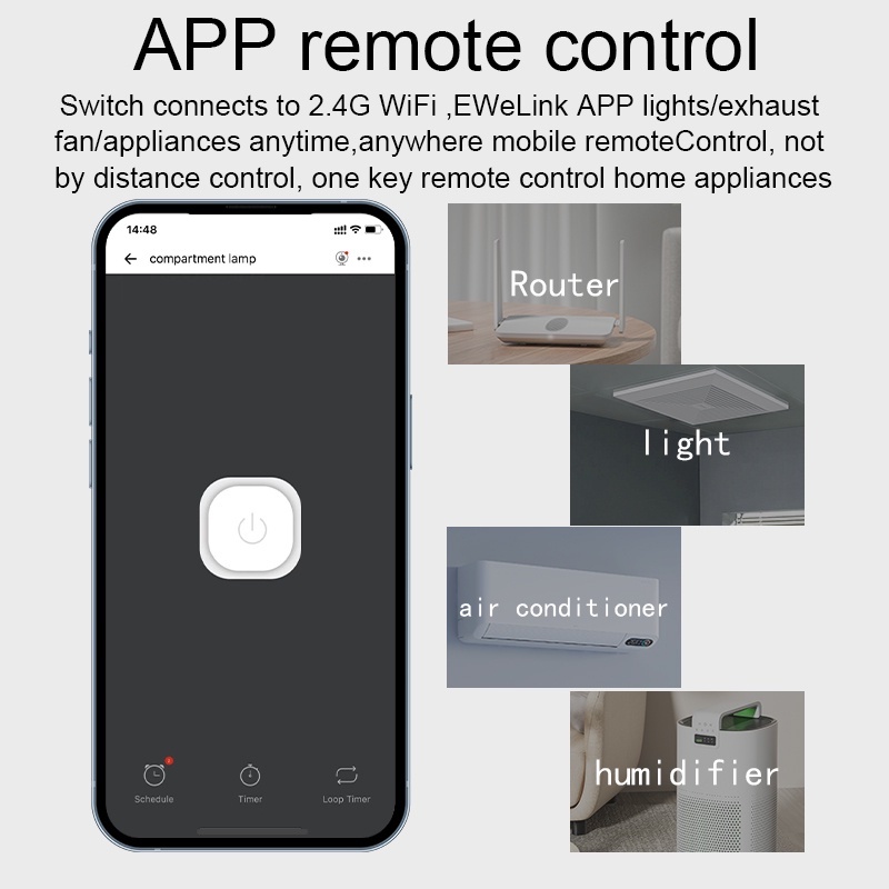 Ewelink WiFi Smart Switch Mini - Smart Home Voice Assistant recensie en prijs