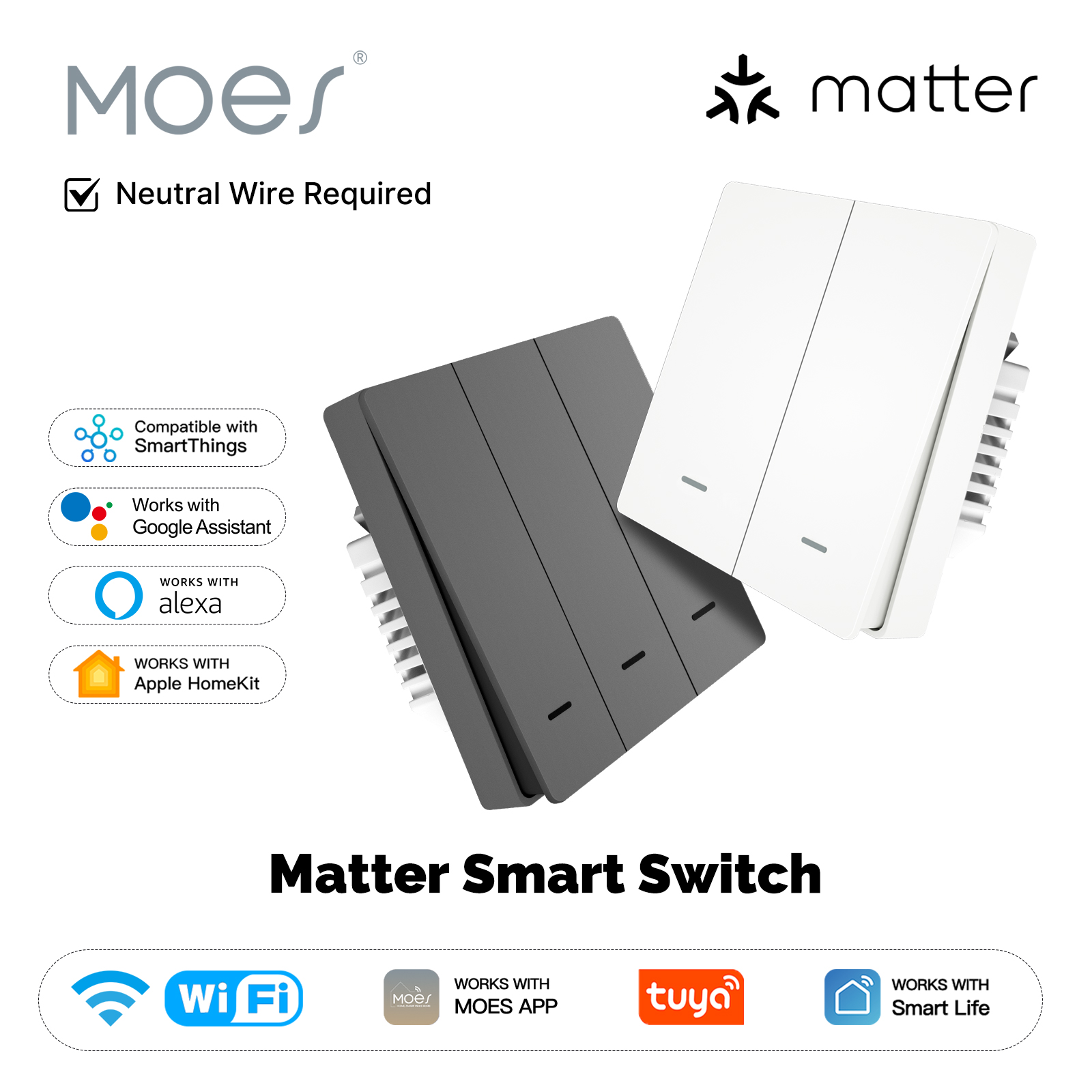 MOES Matter Tuya WiFi Smart Li - Smart Home Remote Control recensie en prijs