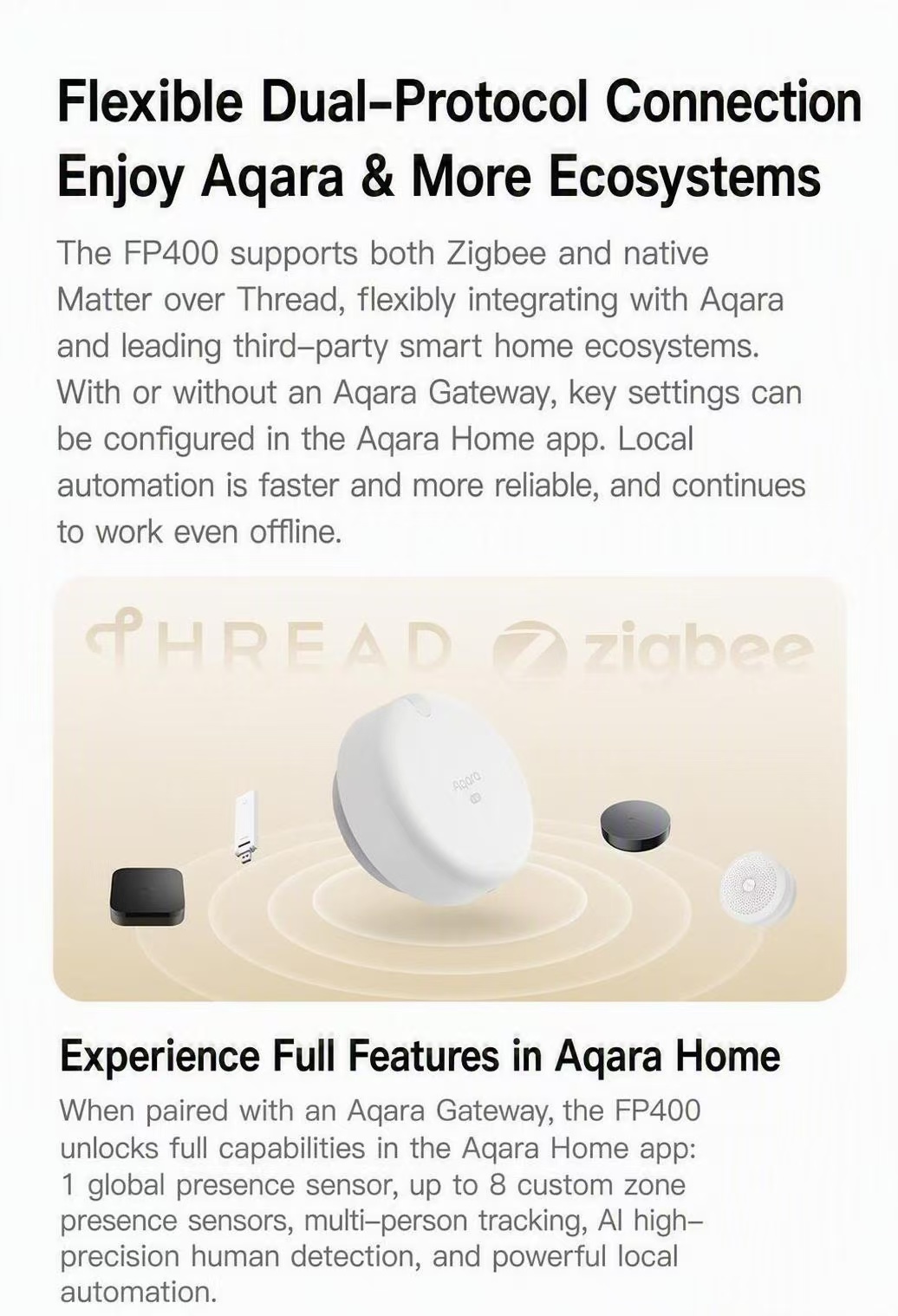 Aqara FP400 AI millimetergolf  - Smart Home Assistant recensie en prijs