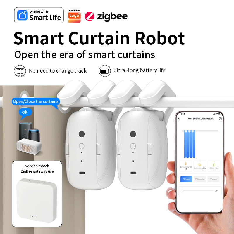 Zigbee Smart Curtain Driver Ro - Smart Home Robot recensie en prijs
